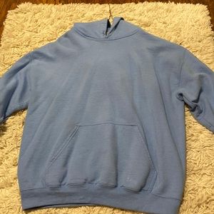 Baby blue hoodie